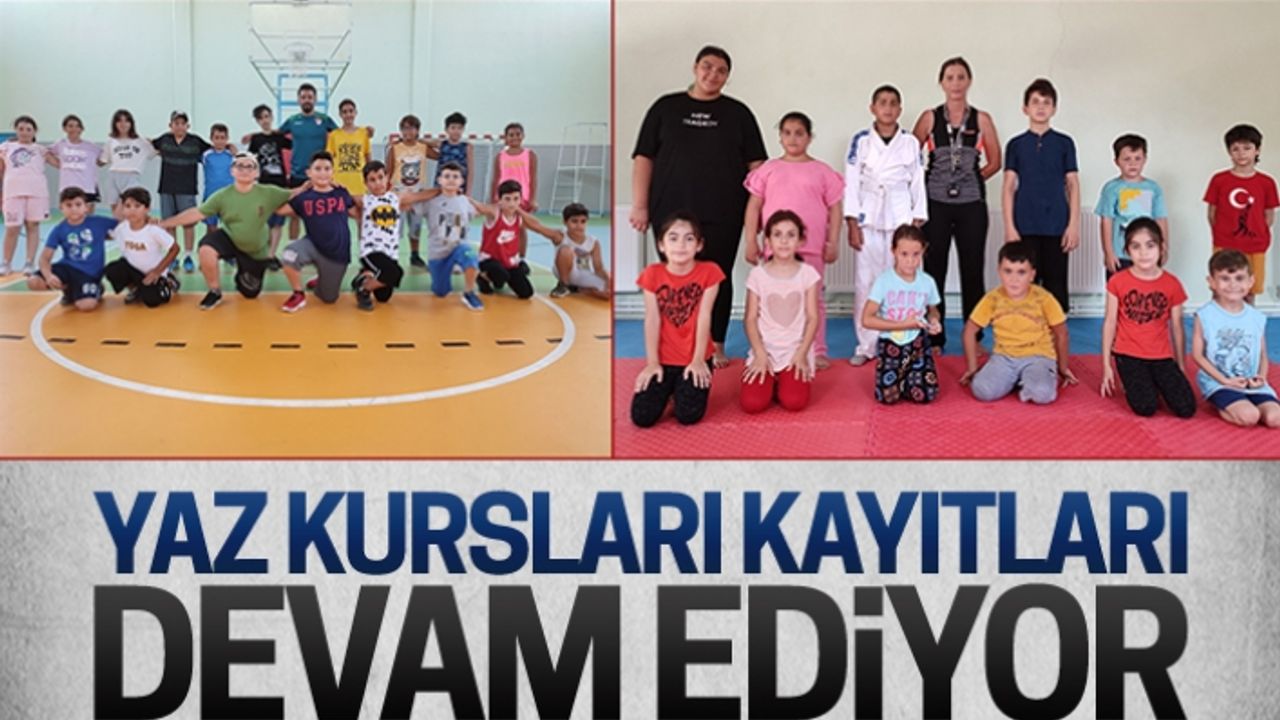 Yaz kursları kayıtları devam ediyor