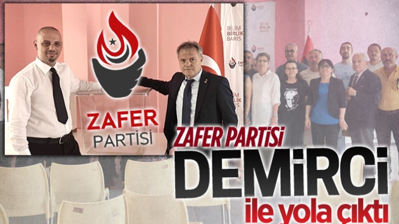 Zafer Partisi Karasu İlçe Başkanı Fatih Demirci oldu