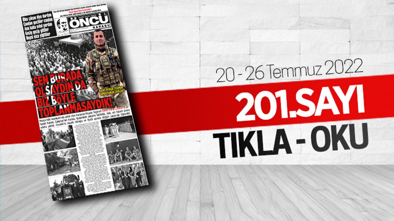 Öncü Karasu Gazetesi 201.sayı