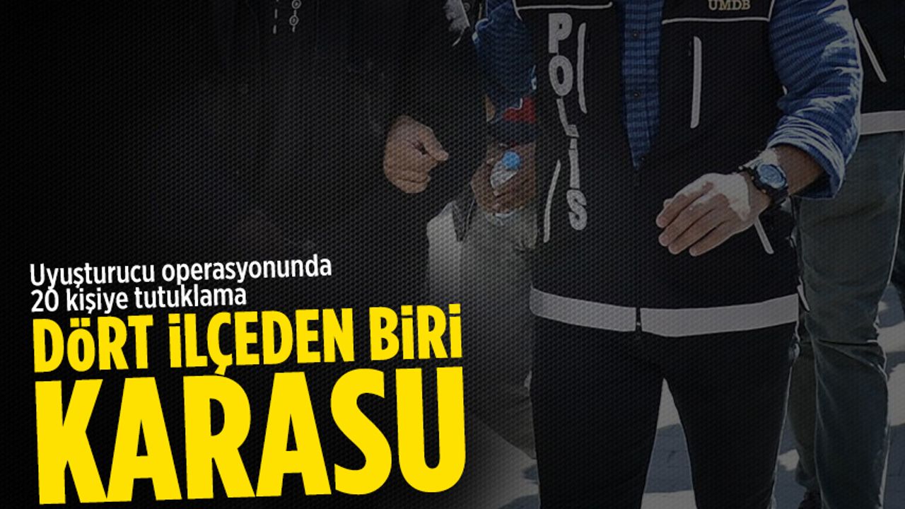 Sakarya’nın dört ilçesi ile İstanbul’da uyuşturucu operasyonu