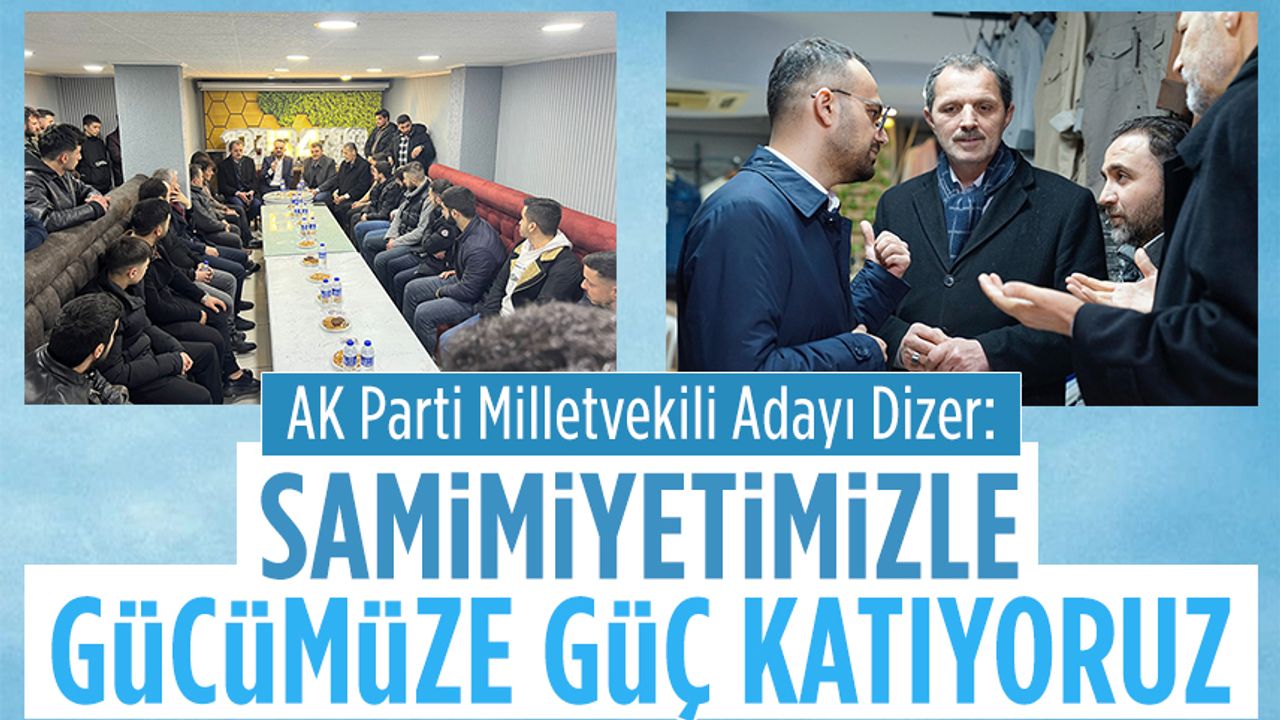 AK Parti Milletvekili Adayı Dizer, Karasu’yu ziyaret etti