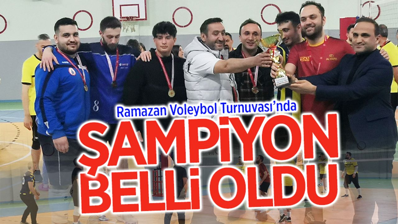 Karasu Ramazan Voleybol Turnurvası’nda şampiyon belli oldu