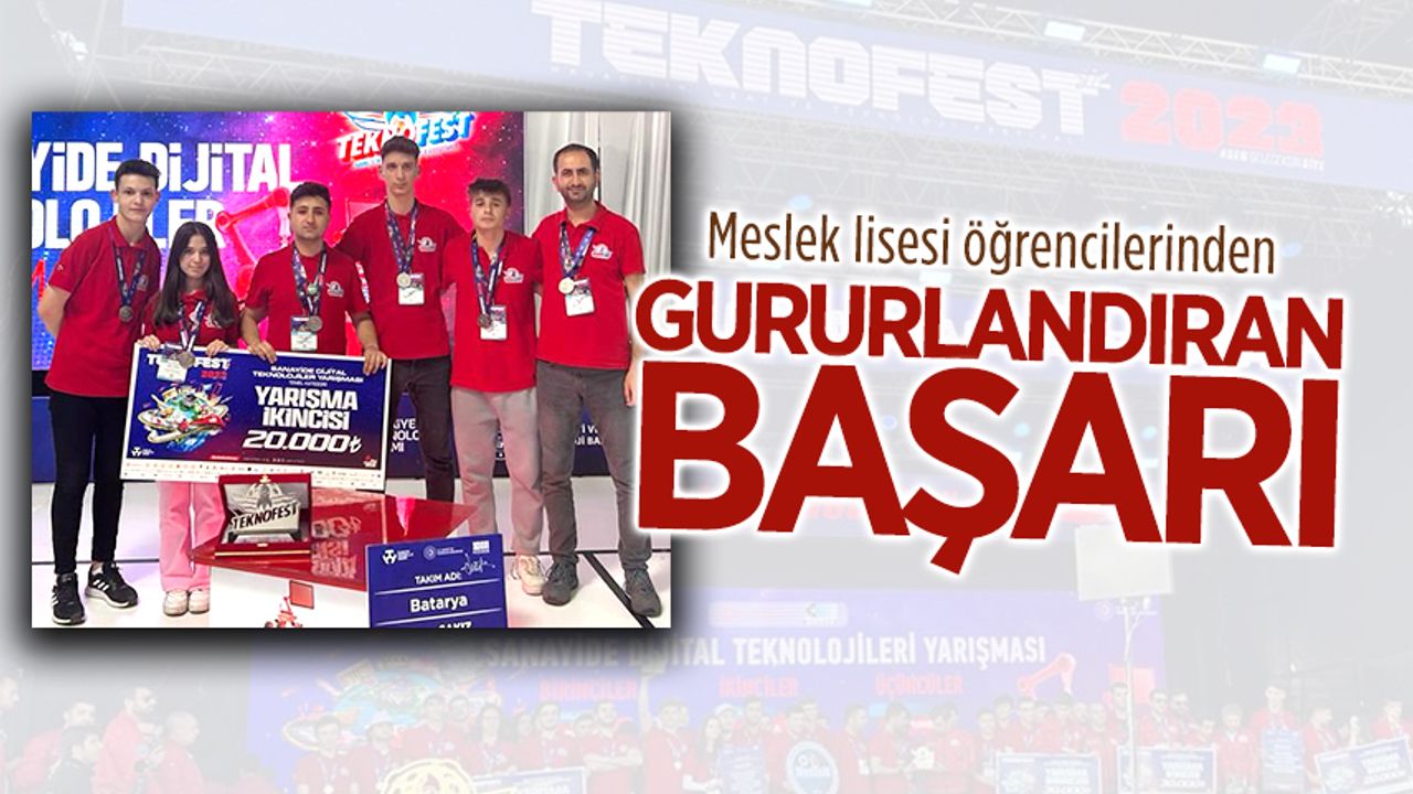 Batarya Takımı, TEKNOFEST’te Türkiye ikincisi oldu