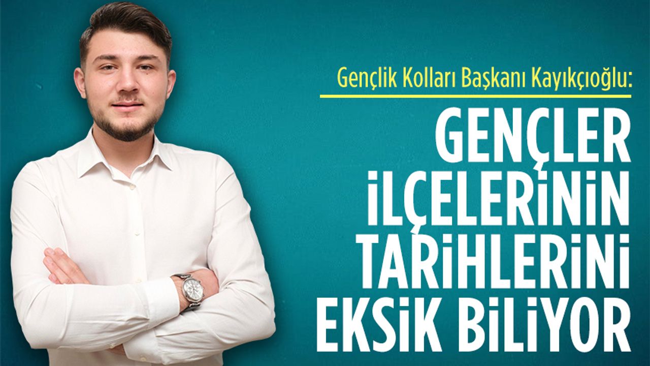 Başkan Kayıkçıoğlu, gençlere yönelik basın açıklamasında bulundu