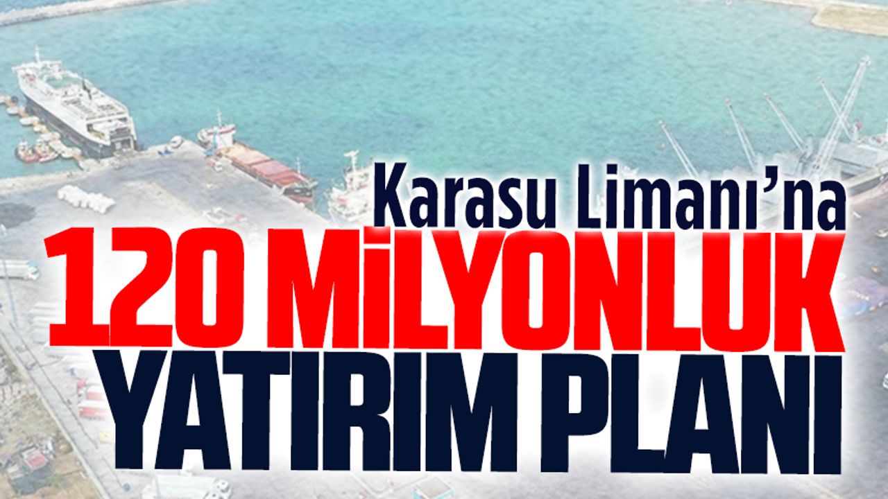 Karasu Limanı yeni yatırıma hazırlanıyor