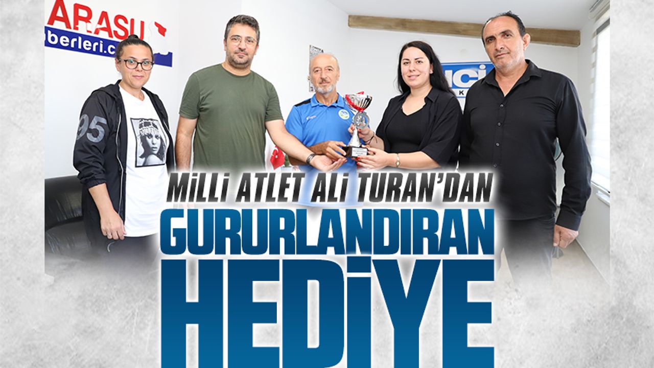 Milli Atlet Ali Turan’dan gururlandıran hediye