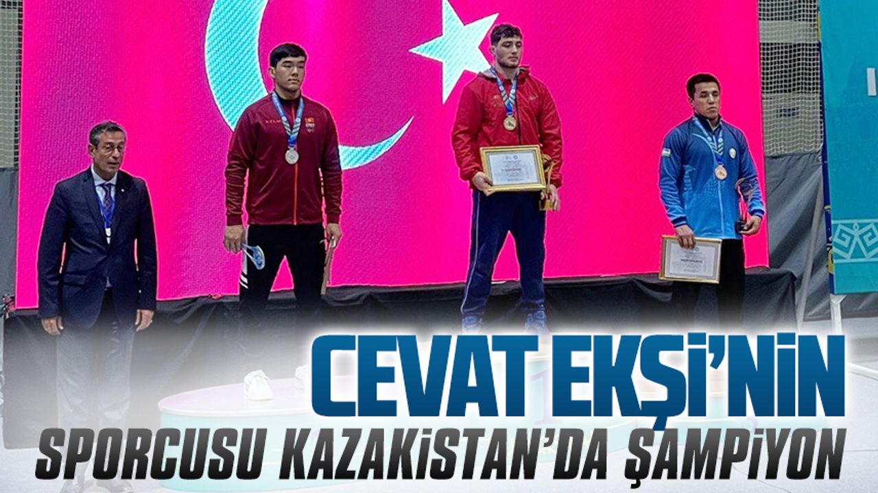 Büyükşehir sporcusundan Kazakistan’da Milli gurur