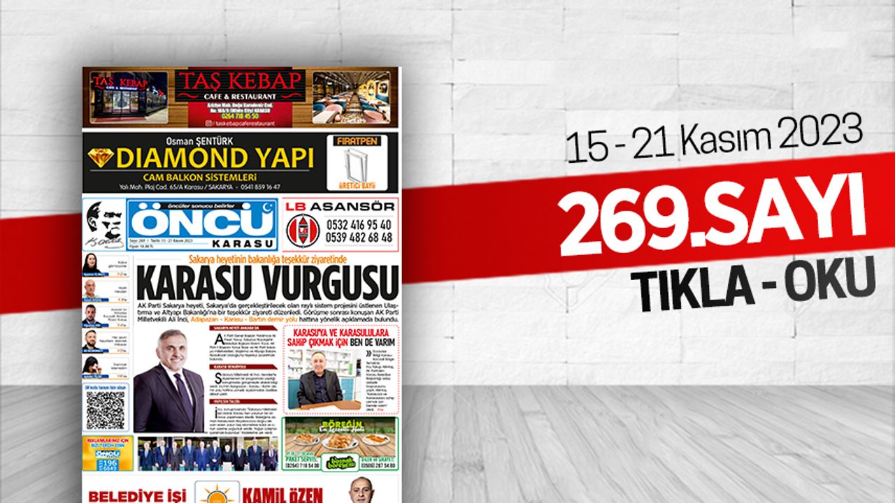 Öncü Karasu Gazetesi 269.sayı
