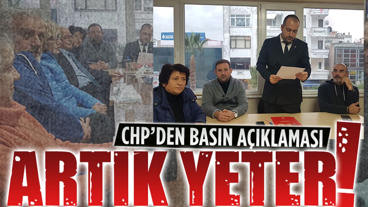 CHP Karasu İlçe Örgütü, şehit olan 12 asker için basın açıklamasında bulundu