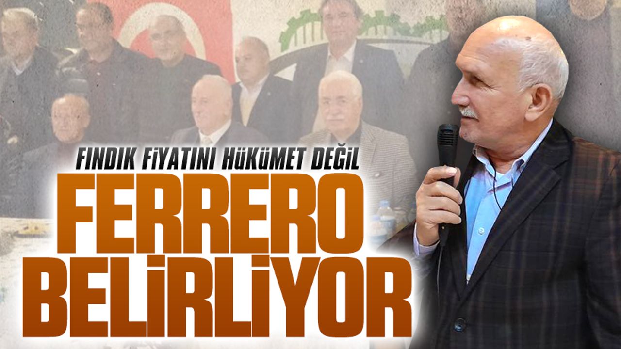Mehmet Çatalbaş, Kent Şurası toplantısında fındık piyasasını ele aldı