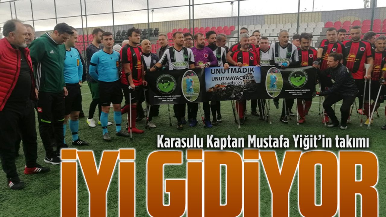 Karasulu Kaptan Mustafa Yiğit’in takımı iyi gidiyor