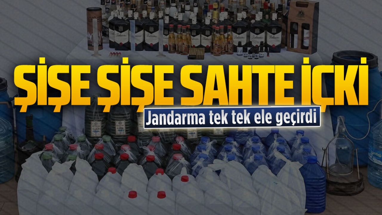 Karasu’da sahte içki operasyonu