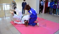 Milli judocular, minik judoculara gösterilerini sundu