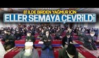 Karasu'da yağmur duası yapıldı