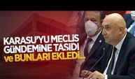 Karasu'yu meclis gündemine böyle taşıdı