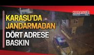 Karasu’da jandarmadan şafak operasyonu