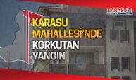 Karasu'daki yangına iki ilçeden müdahale