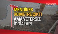 90 metre çıkılan mendirek için yetersiz iddiası