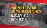 Milletvekili Adayı Hasan Çınar, Karasu'da konuştu