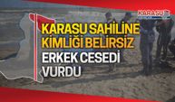 Karasu sahiline bir kişinin cansız bedeni vurdu