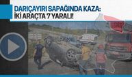 Darıçayırı sapağında kaza: 7 yaralı!