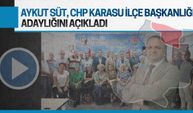 Başkan Adayı Aykut Süt, parti binasında adaylığını açıkladı