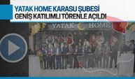 Yatak Home Karasu bayii, geniş katılımlı törenle açıldı