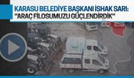 Karasu Belediyesi araç filosunu büyüttü