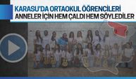 Karasu’da anneler için hem çaldı hem söylediler