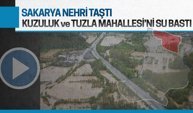 Sakarya Nehri taştı, Karasu’da iki mahalle sular altında kaldı
