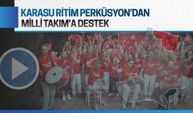 Karasu Ritim Perküsyon’dan, A Milli Takım’a destek