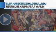 Suda hareketsiz bulundu, uzun süre kalp masajı yapıldı