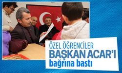 Başkan Ahmet Acar’dan özel eğitim öğrencilerine ziyaret