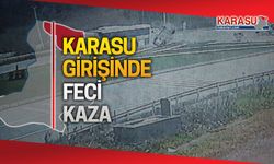 Karasu'da feci kaza: 1 ölü, 1 yaralı!