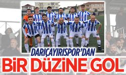 Darıçayırıspor’dan ilk maçta bir düzine gol