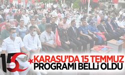 Karasu’da 15 Temmuz programı belli oldu