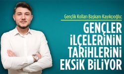 Başkan Kayıkçıoğlu, gençlere yönelik basın açıklamasında bulundu