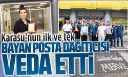 Karasu PTT personeli Merve Öztok, tayin oldu