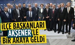 İYİ Parti Sakarya İlçe Başkanları, Akşener ile bir araya geldi