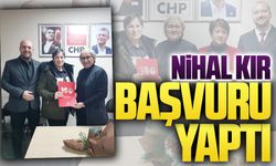 Nihal Kır CHP’den meclis üyeliği başvurusunu yaptı