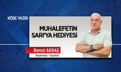 Muhalefetin Sarı'ya hediyesi