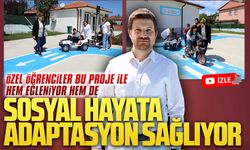 Özel öğrenciler, trafik parkla sosyal hayata adaptasyon sağlıyor