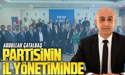 Abdullah Çatalbaş, partisinin il yönetiminde