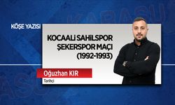 Kocaali Sahilspor - Şekerspor Maçı (1992-1993)