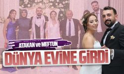 Atakan ve Meftun dünya evine girdi