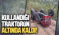 Karasu’da traktör devrildi: 1 yaralı