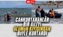 Cankurtaranlar bir aileyi ölümün kıyısından aldı