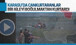 Cankurtaranlar bir aileyi ölümün kıyısından aldı