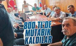 800 TL’de mutabık kalındı