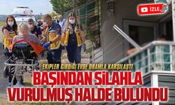 Balkonda başından vurulmuş halde bulundu